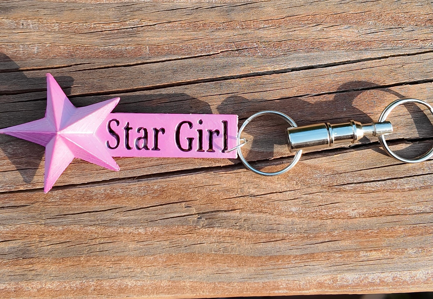 Star Girl Self Defense Key Chain