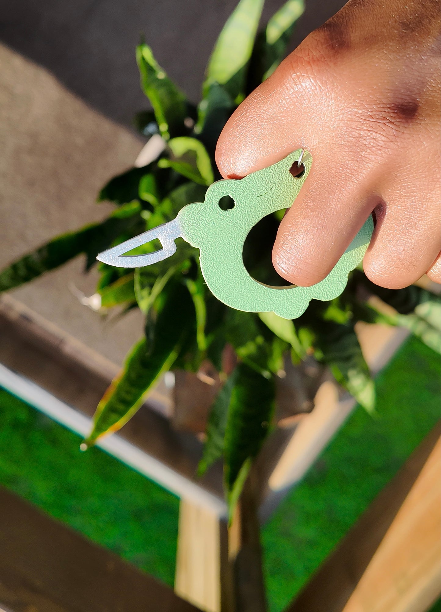 froggy self defense keychain